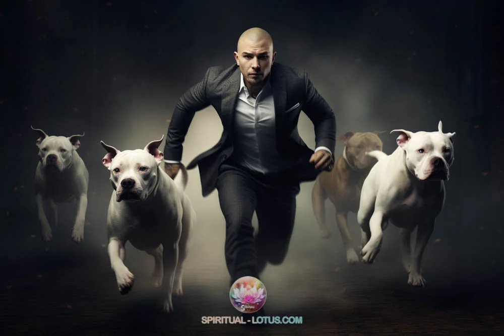 What meaning if Pitbulls chasing you in Dream 