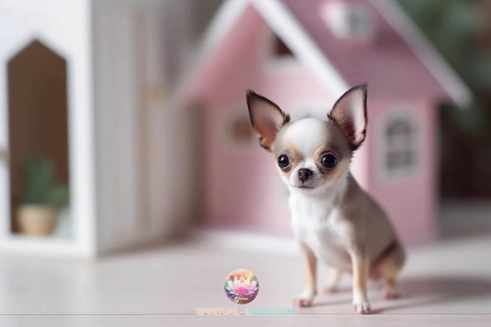Tiny chihuahua as an elegant and cute dog