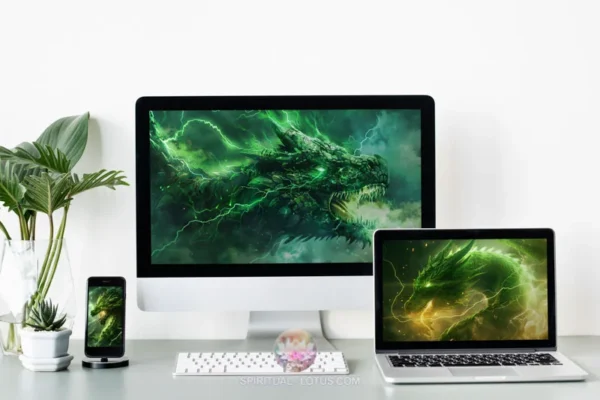 4K HD Green Dragon Wallpaper full Pack for Desktop, laptop, Ipad, IOS and Android phones