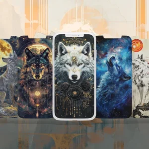 4K HD Wolf spirit wallpapers collection for IOS, android phones